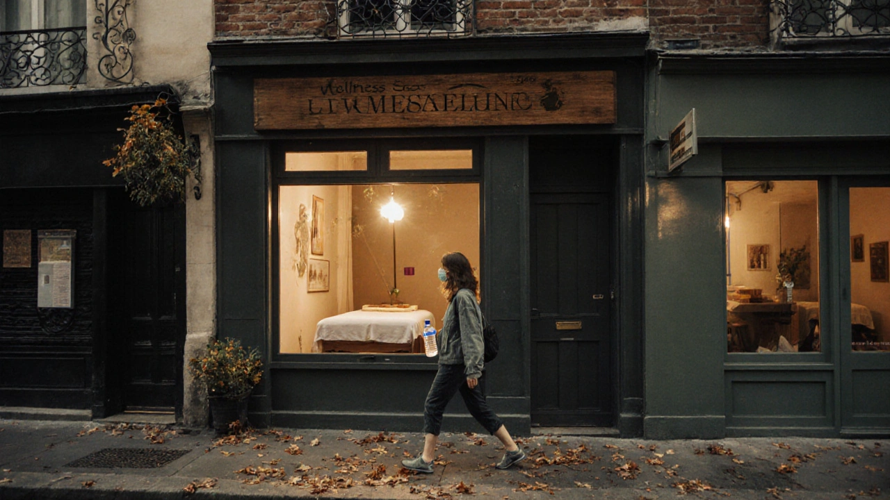 Petit salon de bien-être discret dans le 12e arrondissement, près du parc de Bercy.